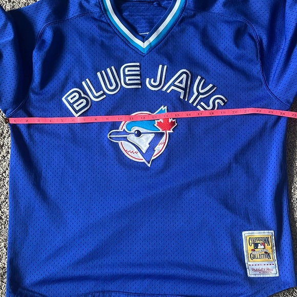MLB Toronto Blue Jays Mitchell and Ness Pullover Jersey - Picture 7 of 8